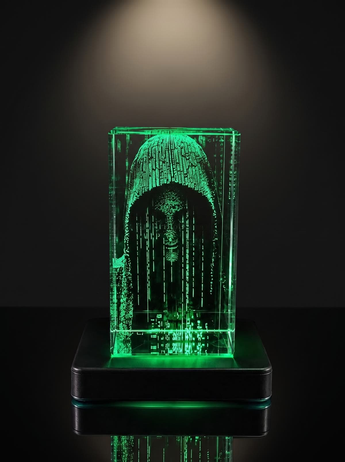 Enigma — gegraveerd kristal uit de Art Collection