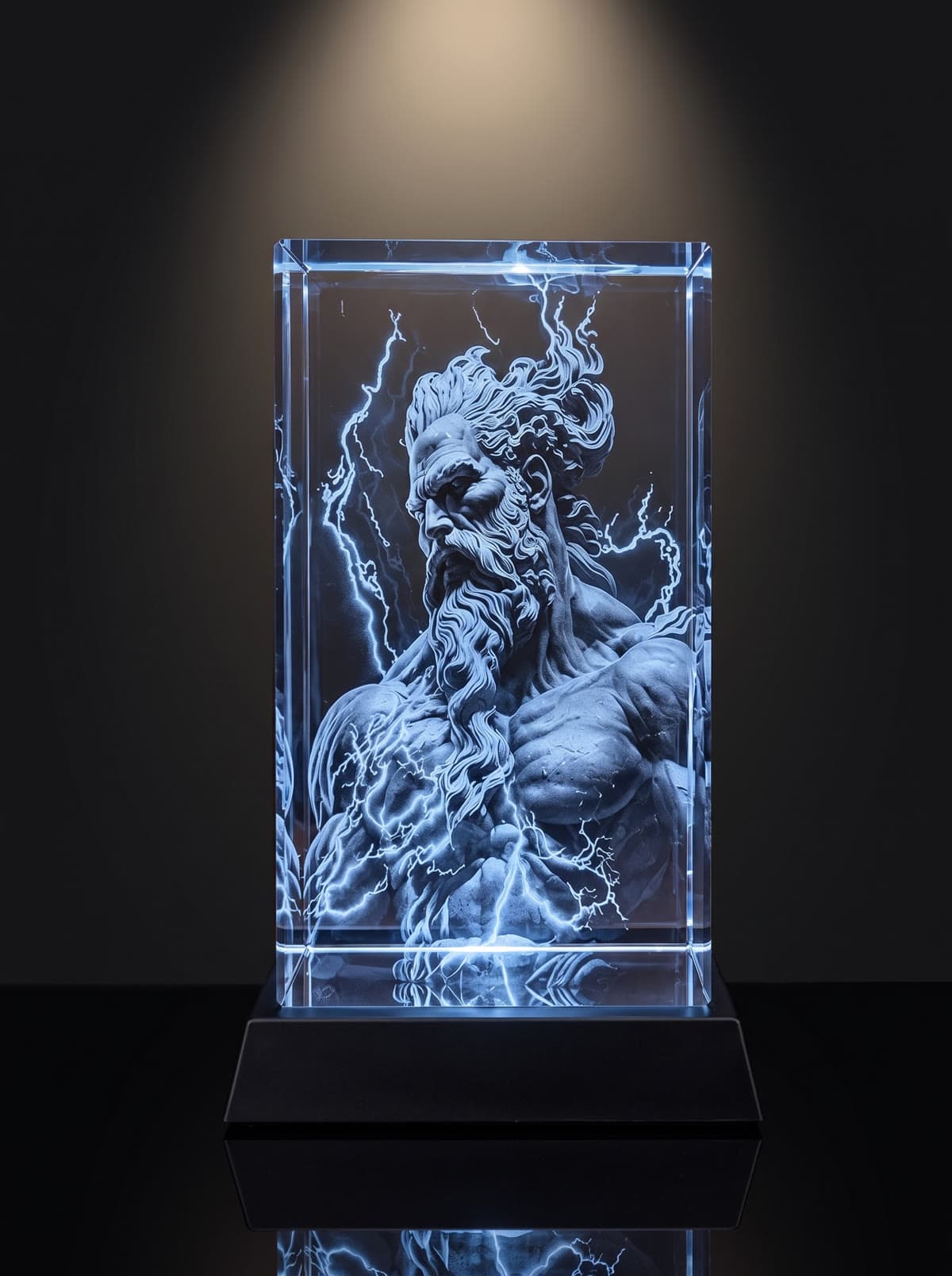 Olympus — gegraveerd kristal uit de Art Collection
